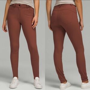 Lululemon City Sleek Slim-Fit 5 Pocket High-Rise Pant Ancient Copper SZ 25